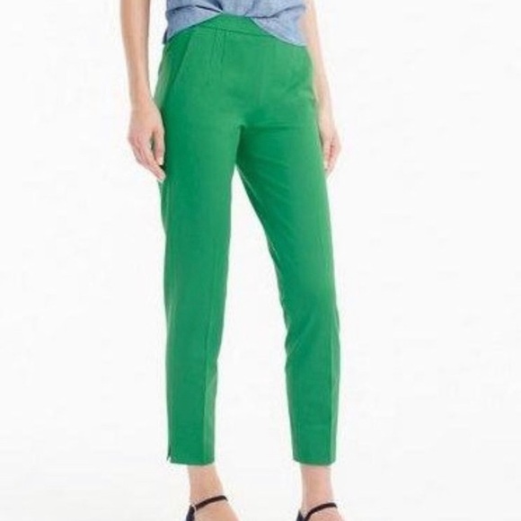J. Crew Pants - J. Crew Martie Fit Kelly green ankle pants sz 2